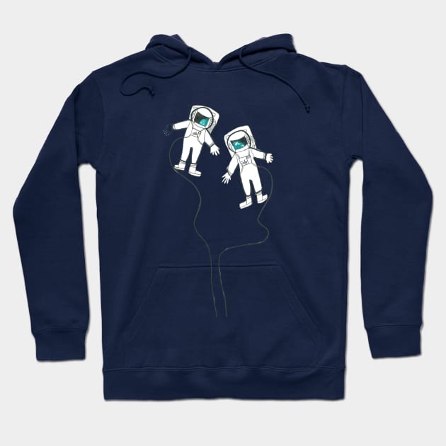 Astronauts Hoodie by DoodlesAndStuff